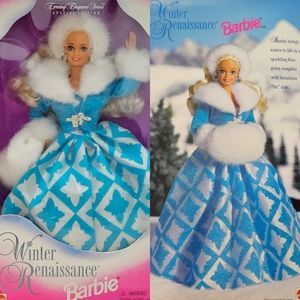 NRFB Vintage 1996 Winter Renaissance Barbie Evening Elegance Series Special Ed.